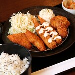 浜焼太郎 - ミックスフライ定食