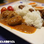 カルディコーヒーファーム - 料理写真:魯肉飯とチキンカレー辛口