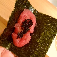 鮨よしかわ 恵比寿 - トリュフマグロ