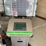 麺屋 ようすけ - 発券機で発券して車で待てます。