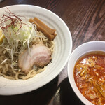 旭川らーめん かじべえ - ピリ辛味噌つけめん