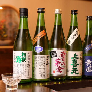 與考究的日本酒一起品嘗