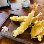 そば草香 - 海老天が最高♡
      他にも
      とうもろこし
      かぼちゃ
      さつまいも
      どれも美味しい〜✨✨