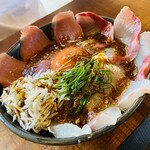 そば草香 - 山葵醤油をかけます