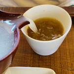 そば草香 - 蕎麦湯