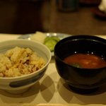 梅の花 - 春のおすすめ懐石「奏」の山菜御飯