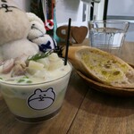 Potato Cream - かぶと鶏肉のゴルゴンゾーラポテトクリーム