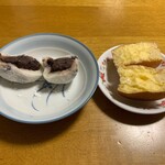 あもや - 断面(回転焼＋豆大福)