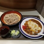 Nadai Hujisoba - カレーかつ丼セット