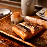 ふくべ - 鮭ハラス焼き@750円