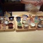 くろぎ - おちょこの数々