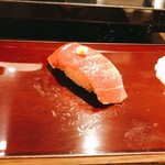 築地 男前鮓 - 本鮪中とろ
