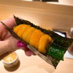 海味 - バフンウニきゅうりまき