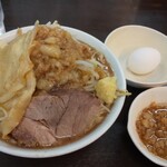 ラーメンどでん - ラーメンヤサイ以外マシ南部せんべい生卵