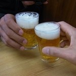 丸大ホール - ビールで乾杯