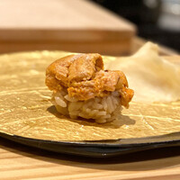 難波 鮨 栞庵 やましろ - ばふん雲丹