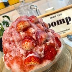 フルーツカフェ pomp - 2020.8.  夏いちごのかき氷