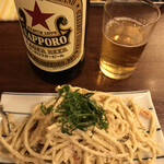 立ち呑み くにし - ツナ昆布スパサラ