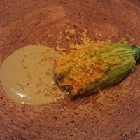 TATEOKA TAKESHI - 花ズッキーニは初！ソースも素晴らしかった