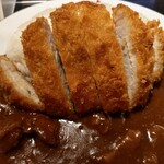 雅牛すじカレー - とんかつカレー￥690