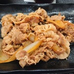 Yoshinoya - Ｗ定食の牛皿