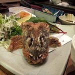 味・ma-ru - オコゼの唐揚げのアップ写真