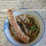 宮川製麺所 - うどん(小)とちくわ天