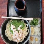 はま弥 - ほぐしどりぶっかけうどん(小・冷)