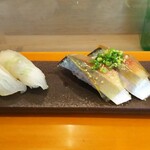 玄海鮨 - 追加  ヒラメ×２  サバ×２