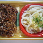 京王ストア - 牛カルビ丼＆うどんセット