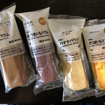 無印良品 - 料理写真:3種のバウムとスコーンを1種購入。