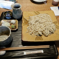 九つ井 本店 - 本日いただいたのは、天ざるそば かき揚げ　\1,900/税別