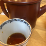 蕎麦や 石はら - 別添えの蕎麦汁は蕎麦湯を飲む為に