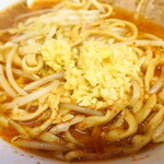 ラーメン二郎 - ここでショウガ混合～♪