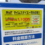 ラーメン二郎 - 周辺のコインパーキングの例