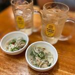 大衆酒場たまい 昼からやってるよ店 - お通し（300円税別）