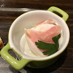 ビストロ ミルエテ - ミルエテコース5,500円：生ハム玉子