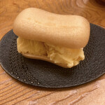 鮨おばな - デザート　最中アイス