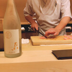 はらまさ - マスク、フェイスシールドでフル装備の親方