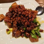 貴州火鍋 - ・干し納豆と豚バラ肉炒め 値段不明