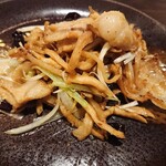 貴州火鍋 - ・コールラビ漬物と豚肉炒め 1180円