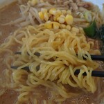 Dosanko - 味噌ラーメン_691円　麺アップ