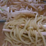 どさん子 - （参考）いわき市で食べたどさん子の味噌ラーメンの麺アップ