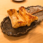 木挽町 とも樹 - 穴子の串焼き