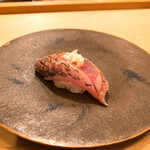 木挽町 とも樹 - 鯵のにぎり