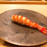 木挽町 とも樹 - 車海老のにぎり