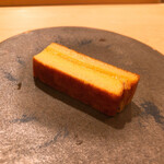 木挽町 とも樹 - 海老と鱧の卵焼き