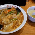 大阪王将 - 中華丼　@652