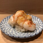 うを徳 - 羽幌 牡丹海老 炙り（握り）