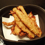 鮨でですけ - 穴子と牛蒡の唐揚げ